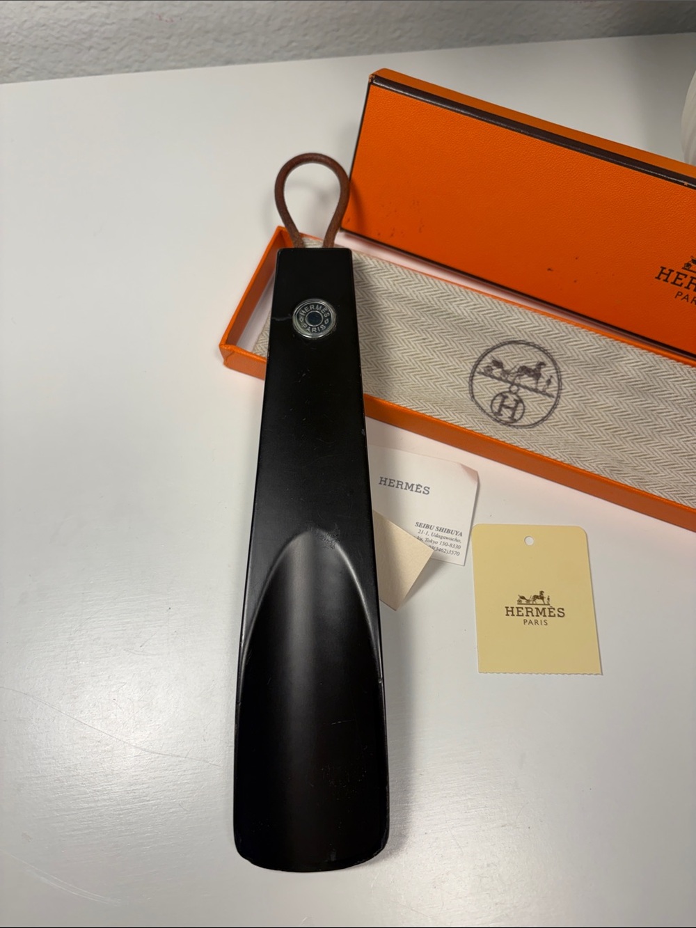 HERMÈS Travel Shoe Horn Unisex